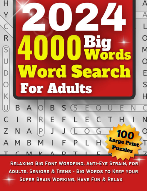 4000 Big Word Search for Adults Large Print