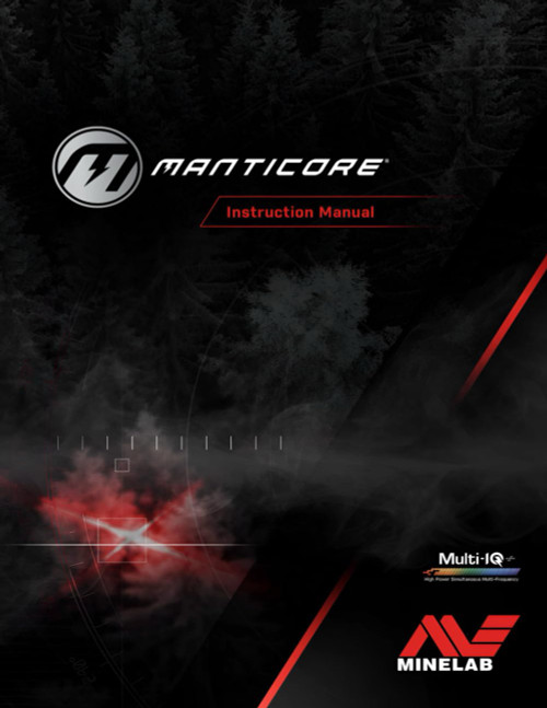 Minelab Manticore: Instruction Manual