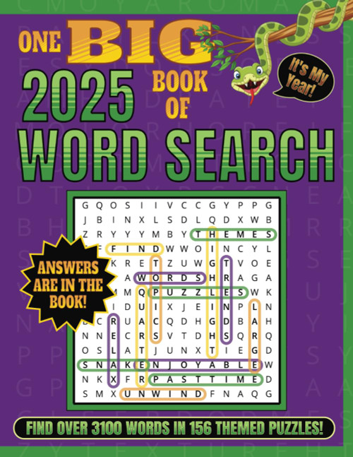 One Big Book Of Word Search 2025