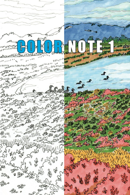 Color Note: A Travel-size Coloring and Note Book - Volume 1