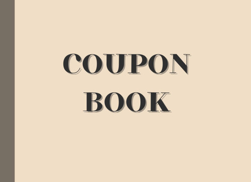 Blank Coupon Book to Fill In
