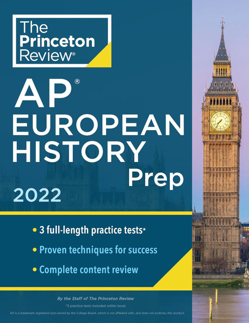Princeton Review AP European History Prep 2022