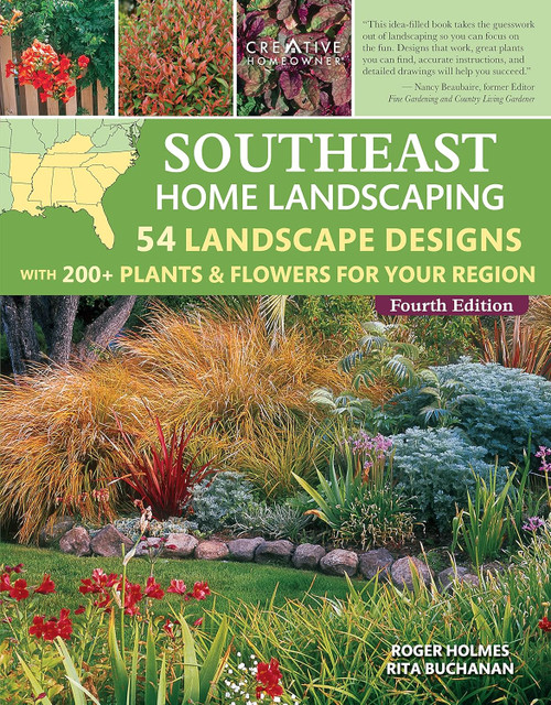 Southeast Home Landscaping:54 Landscape Designs with 200+ Plants &