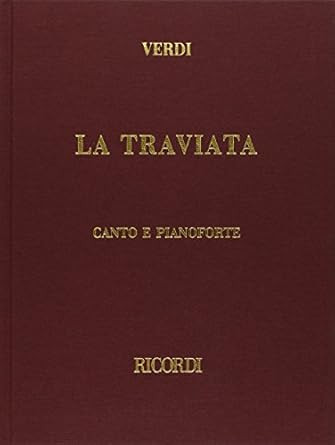 La Traviata Canto E Pianoforte