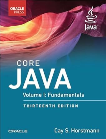 Core Java Volume I: Fundamentals