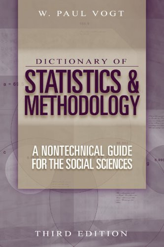 Dictionary Of Statistics And Methodology