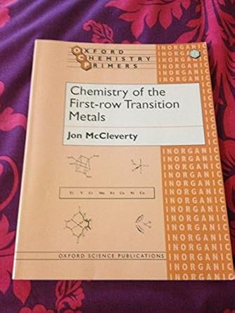 Chemistry of the First-row Transition Metals