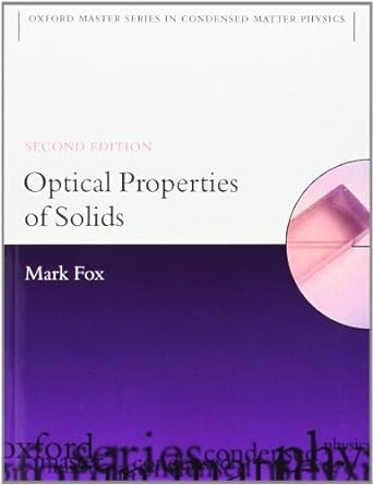 Optical Properties of Solids