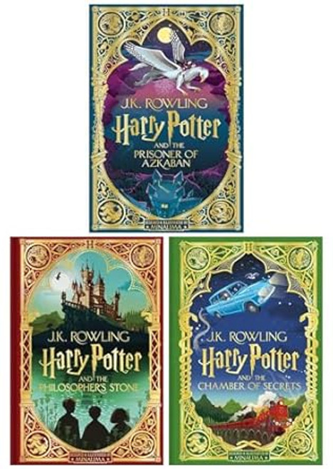 Harry Potter MinaLima Edition 3 Books Collection Set