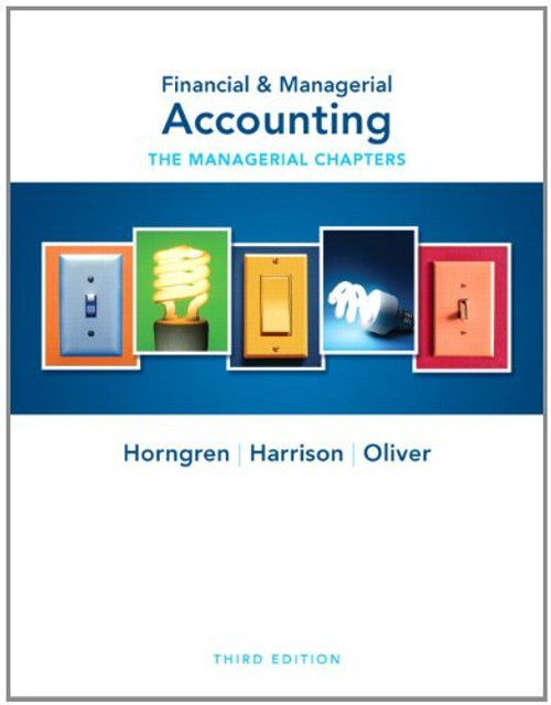 Financial And Managerial Accounting Financial Chapters