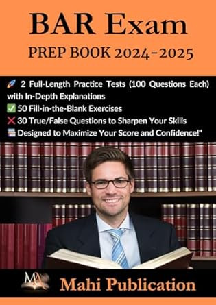 BAR Exam PREP BOOK 2024-2025 by Mahi Publication