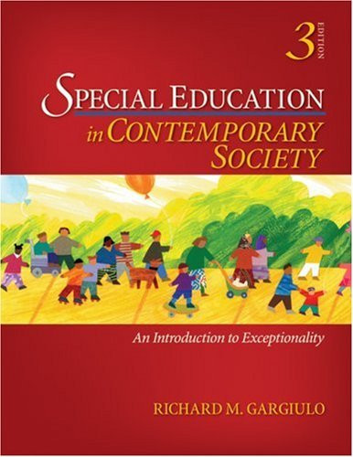 Special Education in Contemporary Society by Richard M Gargiulo - American Book Warehouse