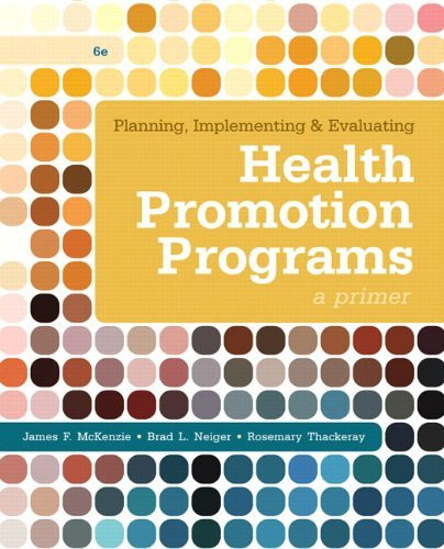 Planning Implementing And Evaluating Health Promotion