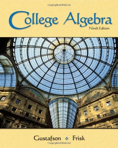 College Algebra by Gustafson - American Book Warehouse