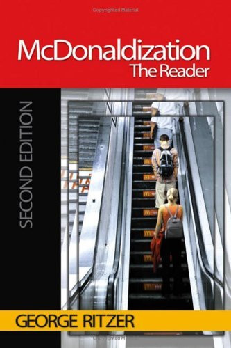 Pa Ritzer Book Mcdonaldization by George Ritzer - American Book Warehouse