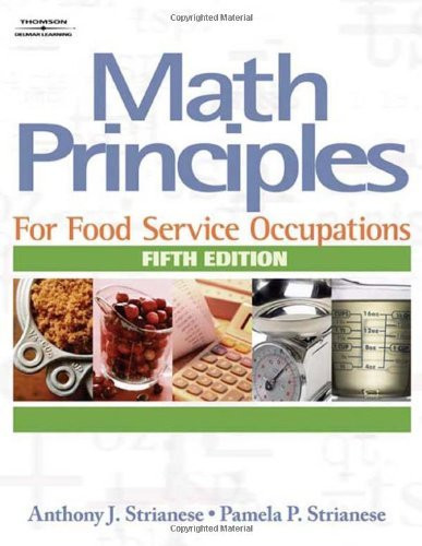 Math Principles For Food Service Occupations by Anthony J Strianese - American Book Warehouse
