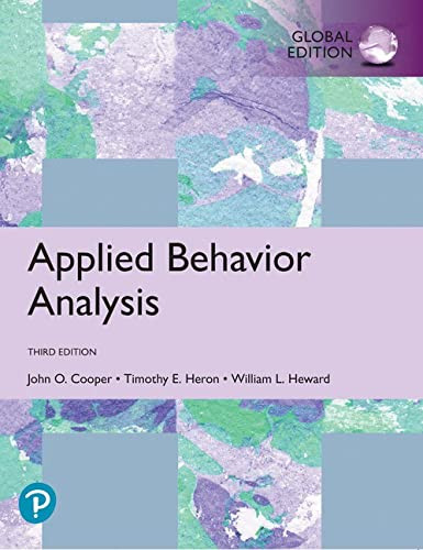 Applied Behavior Analysis GE by John O. Cooper