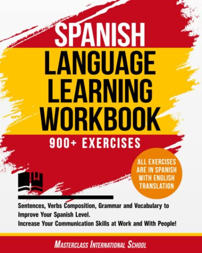 Spanish Language Learning Workbook by Masterclass International School