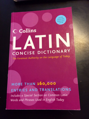 Collins Latin Concise Dictionary (Collins Language) by HarperCollins ...