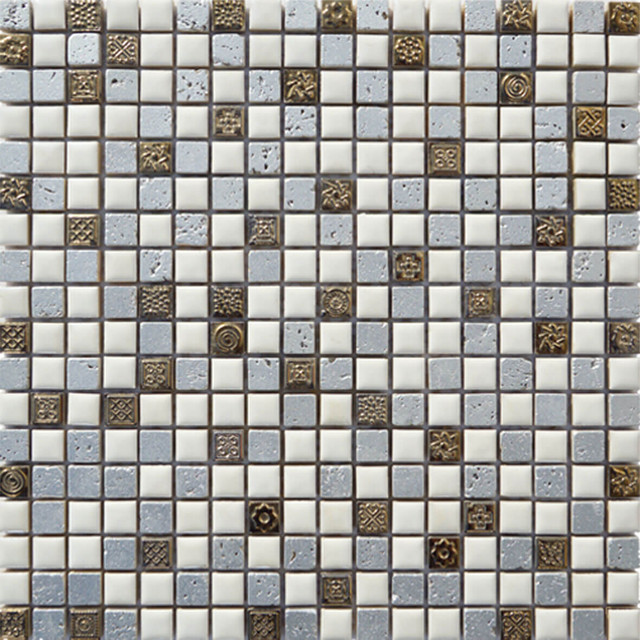 Freedom Silver Mosaico 30x30 h