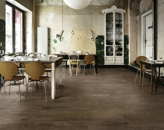 Ristorante Effetto Legno Treverkdear Brown 25x150