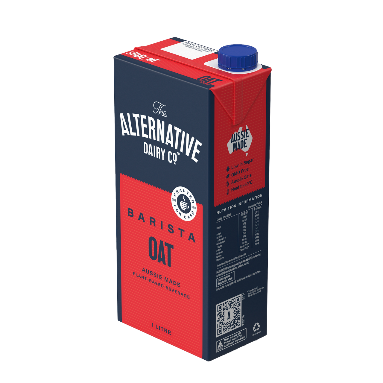 Alternative Dairy Co. Oatmeal Milk (12x1L) 10 Boxes