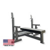 DynaBody bench made of sturdy and thick steel.