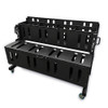 2-Tier Rolling Basket Rack 