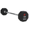 8-Sided Premium Urethane Fixed Barbell With Straight Handle 20