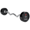 Premium Urethane Fixed Barbell With Ez Curl Handle 5