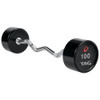 Premium Urethane Fixed Barbell With Ez Curl Handle 9