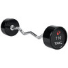 Premium Urethane Fixed Barbell With Ez Curl Handle 20