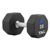 8-Sided Pro-Style Rubber Dumbells 5