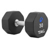 8-Sided Pro-Style Rubber Dumbells 7