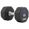 8-Sided Pro-Style Rubber Dumbells 20