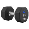 8-Sided Pro-Style Rubber Dumbells 37