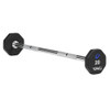 8-Sided Virgin Rubber Fixed Barbell With Straight Bar 1