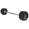 8-Sided Virgin Rubber Fixed Barbell With Straight Bar 9
