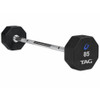 8-Sided Virgin Rubber Fixed Barbell With Straight Bar 11