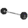 8-Sided Virgin Rubber Fixed Barbell With Straight Bar 20