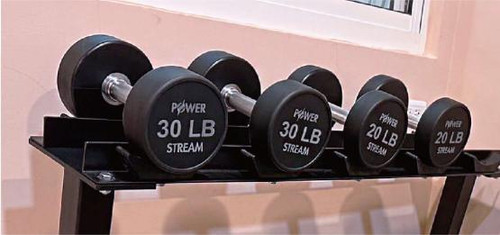POWER STREAM URETHANE DUMBBELL SET 5lbs-100lbs