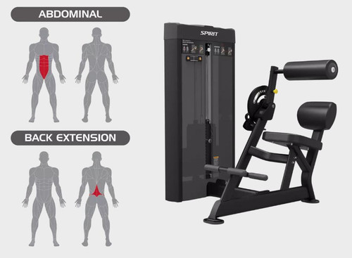 Spirit Fitness SPIRIT SELECTORIZED Ab/Back 