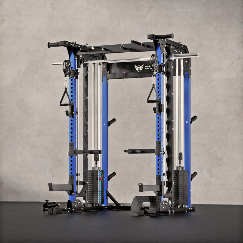 Major Fitness B52 All In One Home Gym Smith Machine Patriot Blue Major Fitness B52 All In One Home Gym Smith Machine Patriot Blue