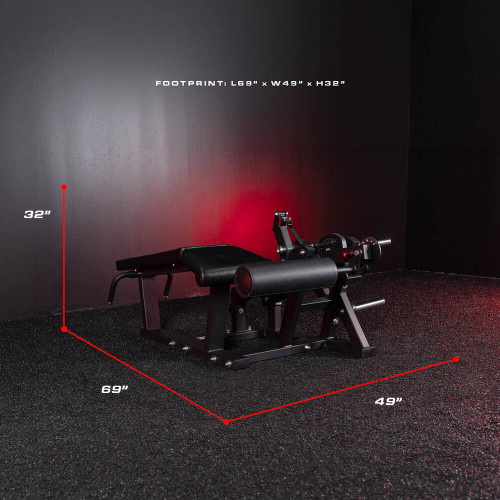 Marauder Plate-Loaded Prone Leg Curl -3