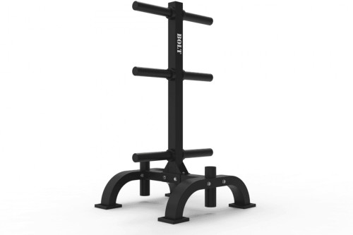Brig 6 Arm Olympic Weight Tree with 2 Barbell Holders 