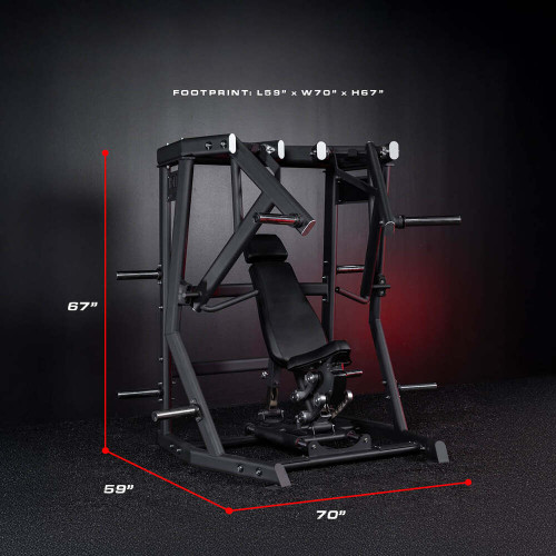 Templar Plate-Loaded Adjustable Seated Decline Chest Press -3