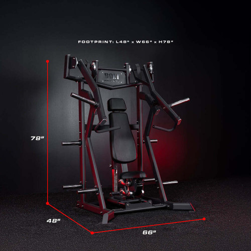 Hades Adjustable Seated Plate-Loaded Incline Chest Press -3
