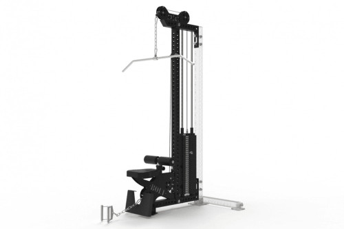 Storm Series Widow Lat Pulldown Low Row Attachment with 300 lbs Weight Stack 