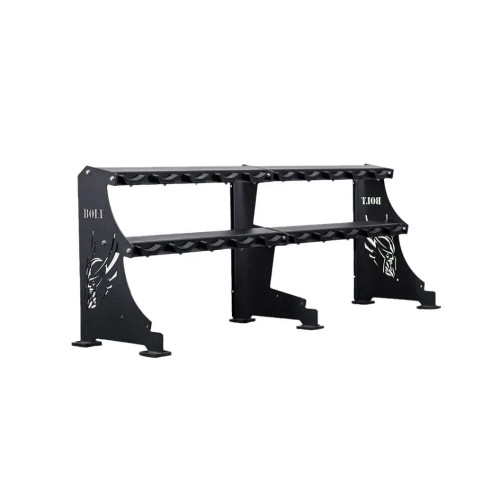 Evolution 2 Tier 96" Dumbbell Rack with Saddles 