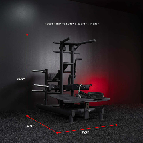 Overlord Plate-Loaded Adjustable Belt Squat -3